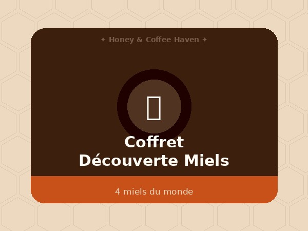 Coffret Découverte Miels