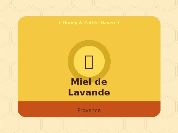 Miel de Lavande de Provence