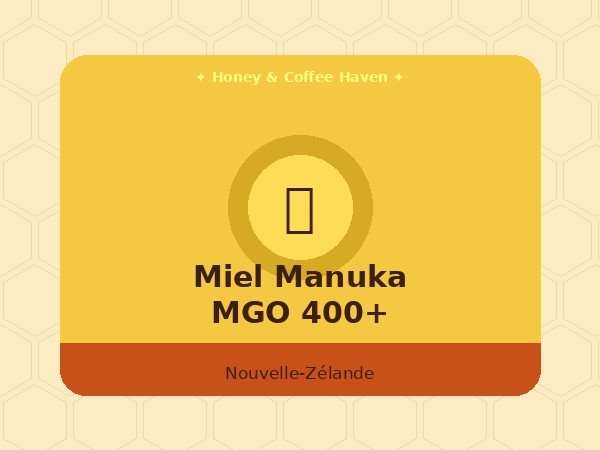 Miel de Manuka MGO 400+